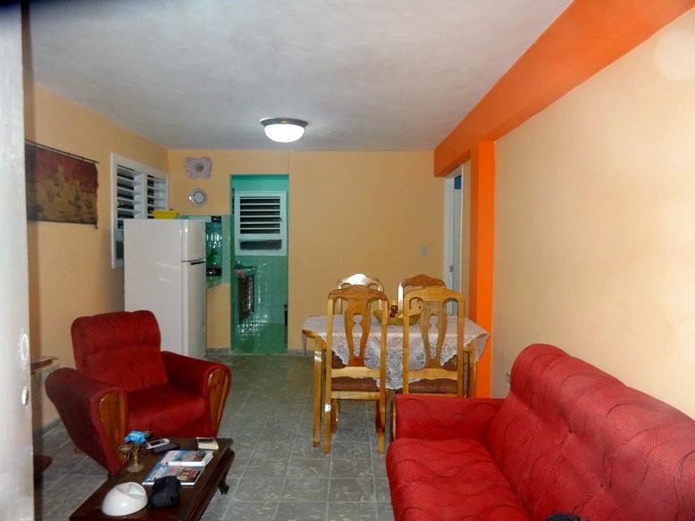 'Living and dining room' Casas particulares are an alternative to hotels in Cuba.